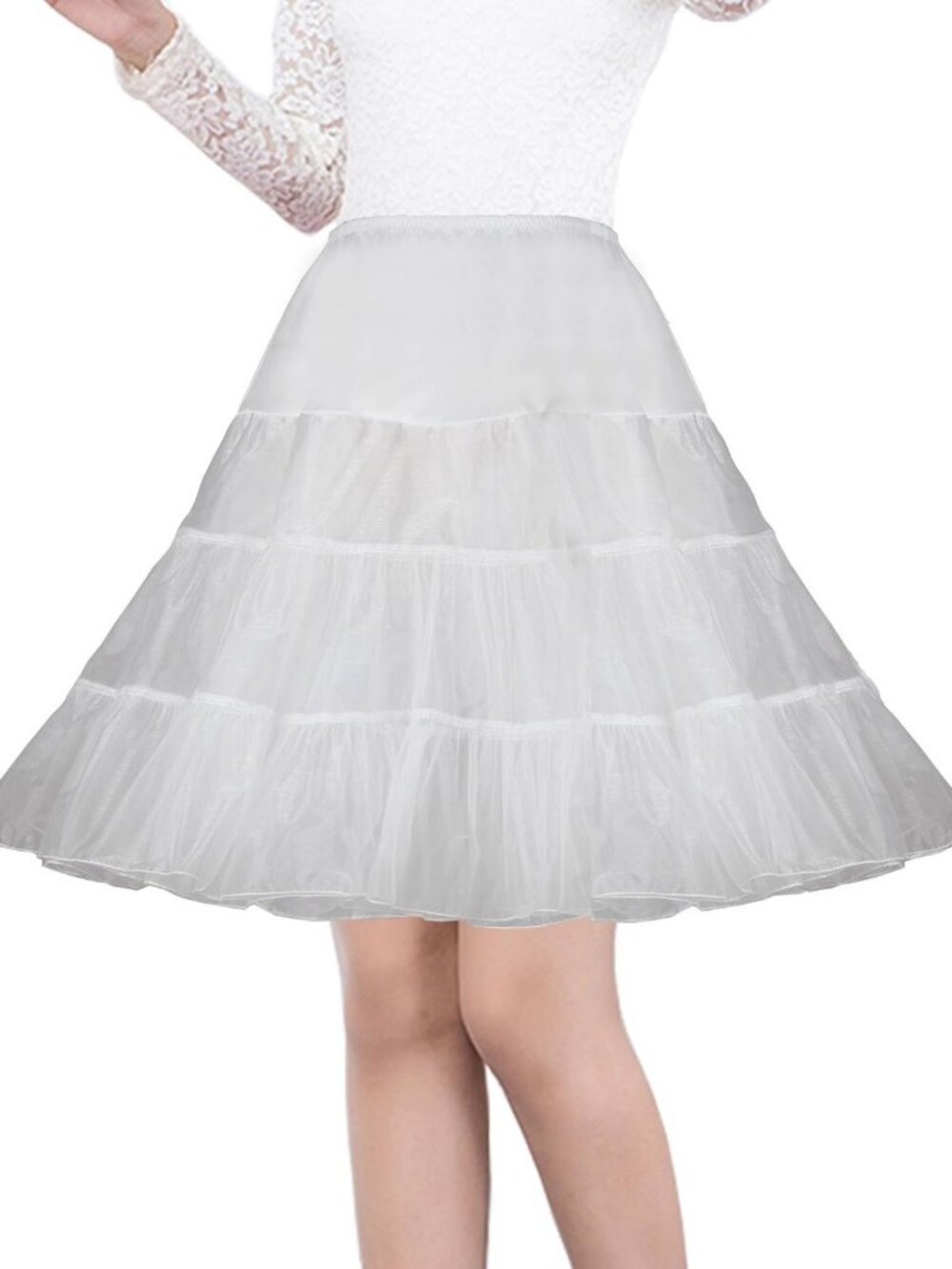 Vintage 50s Style Petticoat Crinoline Tutu Skirt Slip for Rockabilly S-3XL